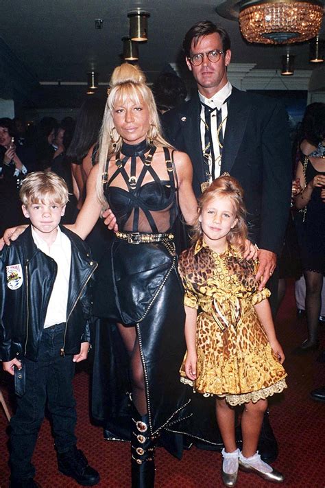 antonella versace young|donatella versace children.